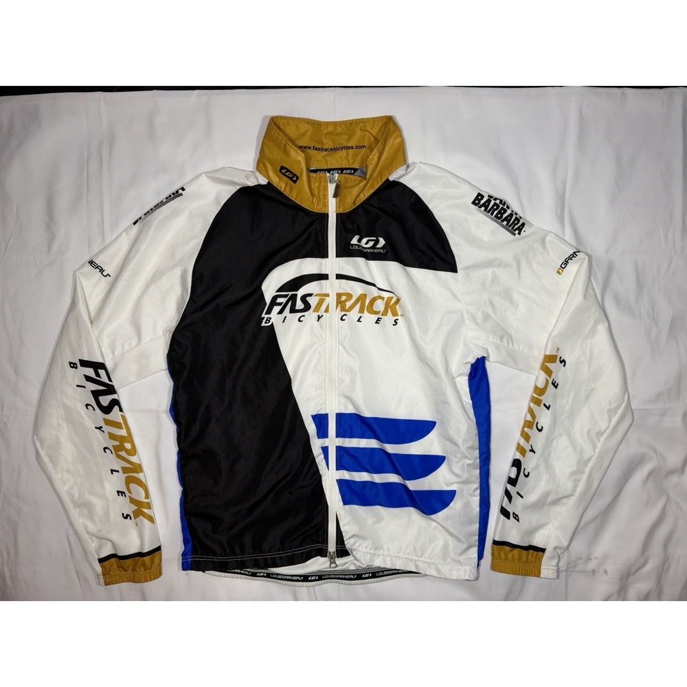 Louis Garneau Fast Track Bicycles Cycling Jacket Men's XL Santa Barbara